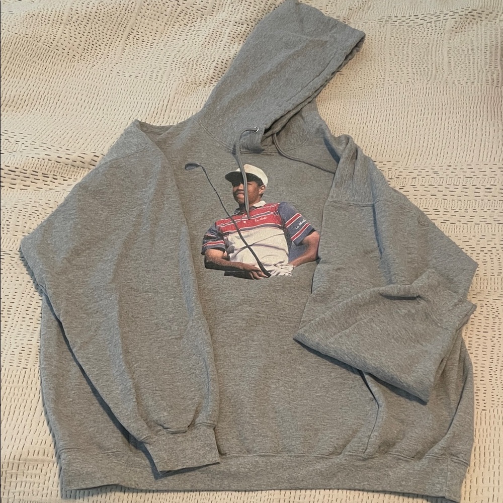 Port and Company Gray Hoodie with Graphic
